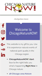 Mobile Screenshot of chicagonaturenow.com
